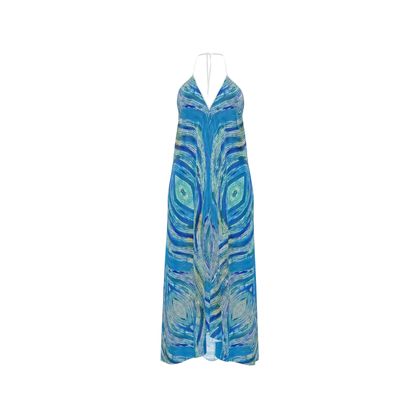 River Flow Halterneck Dress