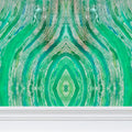 River Flower Green Wallpaper