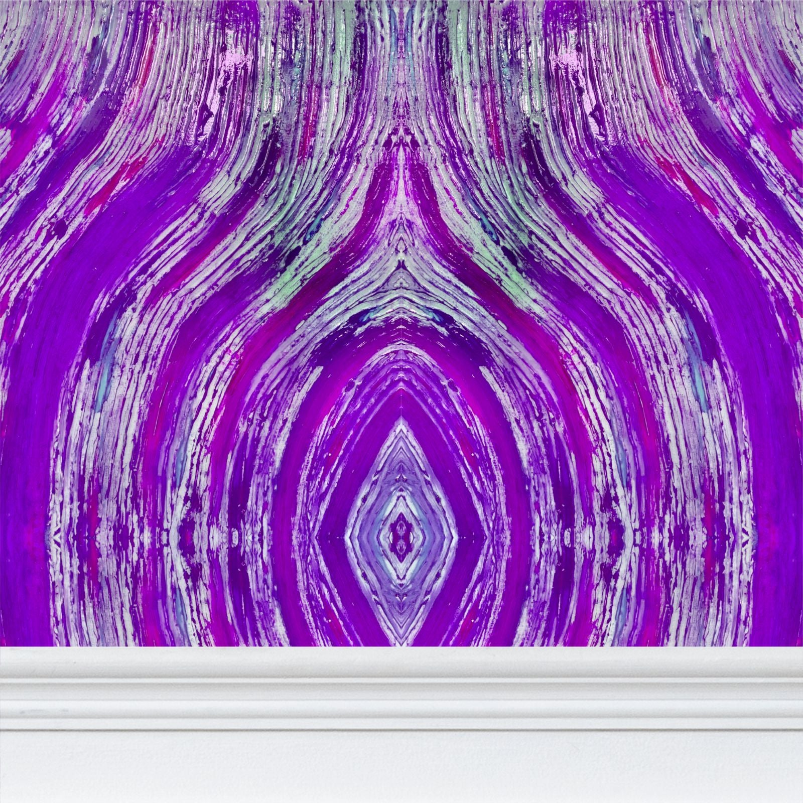 River Flows Lavender Wallpaper