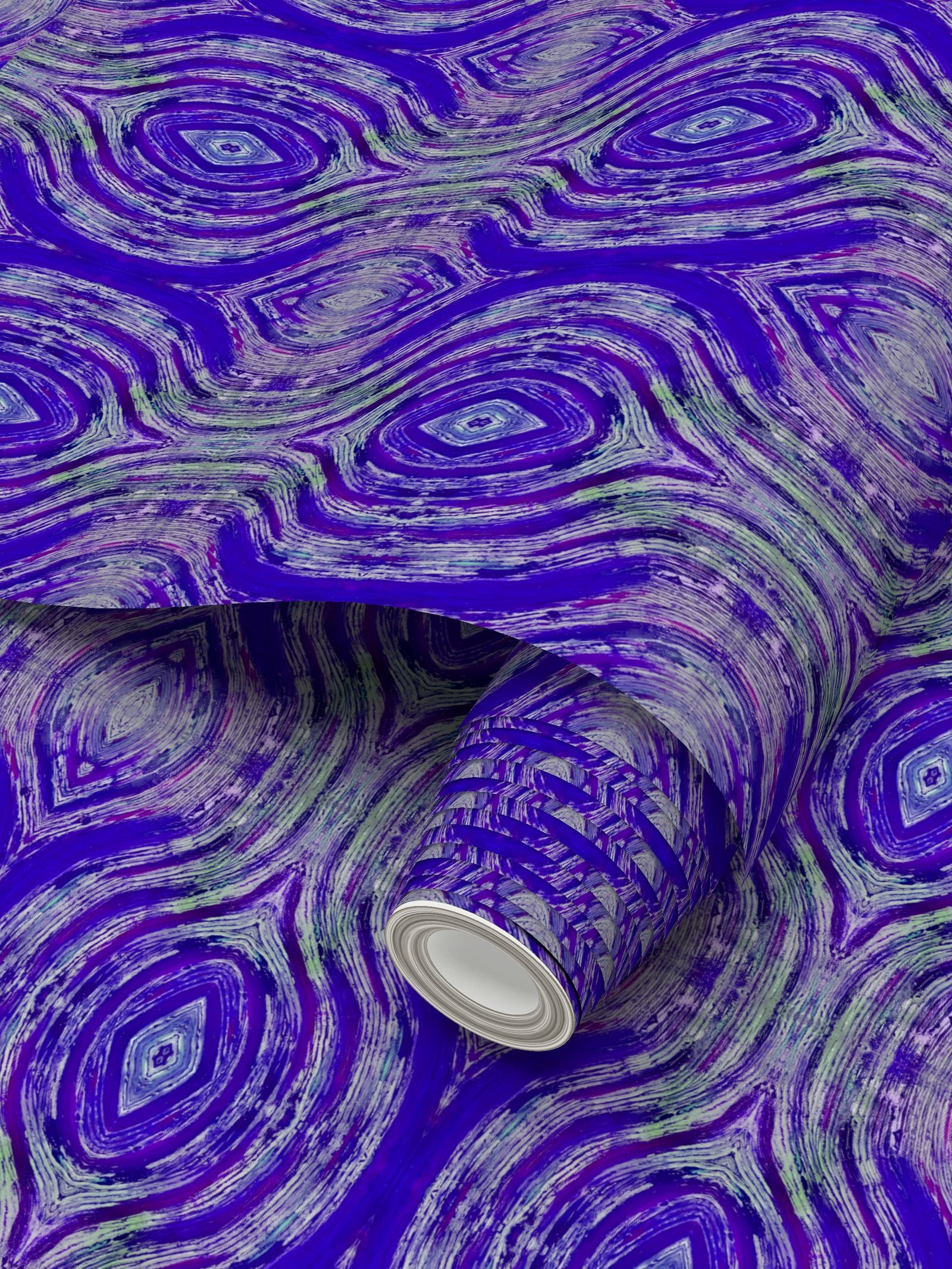 River Flows Purple Wallpaper