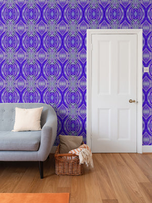River Flows Purple Wallpaper