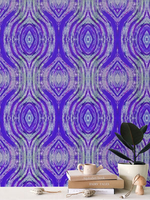 River Flows Purple Wallpaper