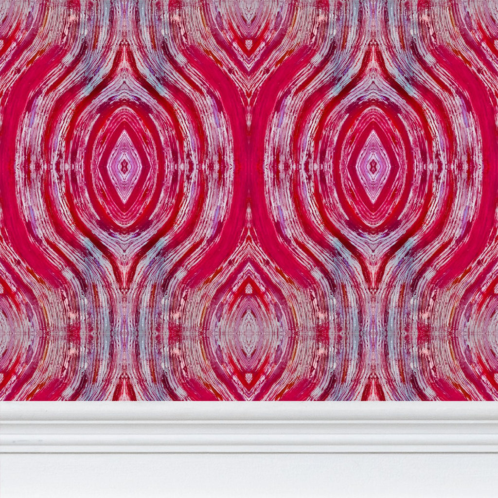 River Flows Red Wallpaper