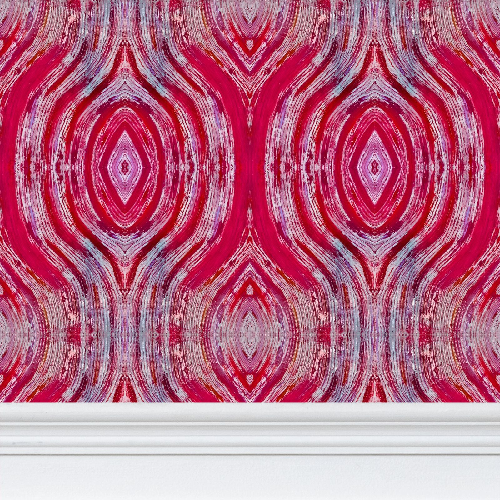River Flows Red Wallpaper