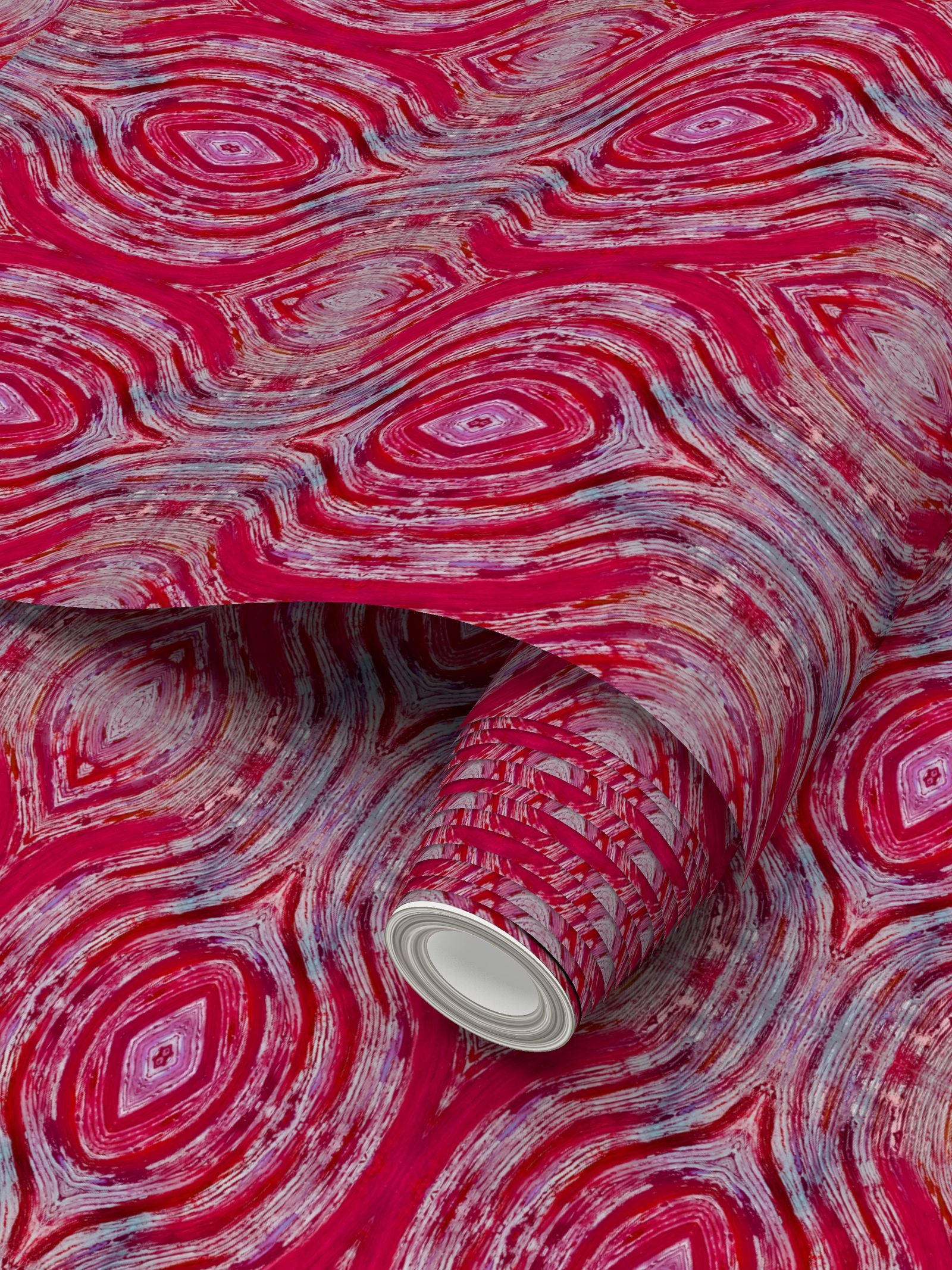 River Flows Red Wallpaper