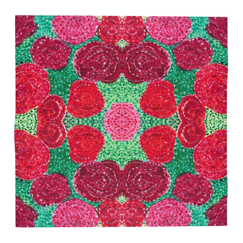 Turning up Roses Pocket Square