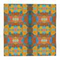 Turning up Roses Pocket Square - Yellow & Blue