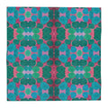 Turning up Roses Pocket Square - Blue & Pink