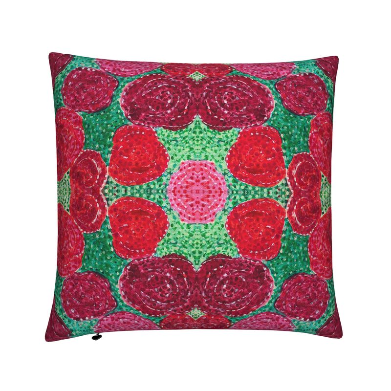 Turning Up Roses Cushion