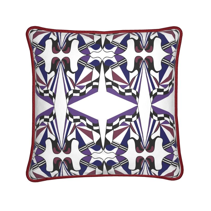 Midnight Groove Silk Pillows