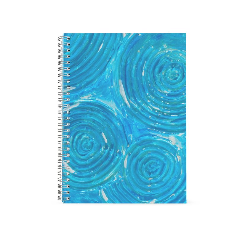 Cerulean Drift Spiral Notebooks