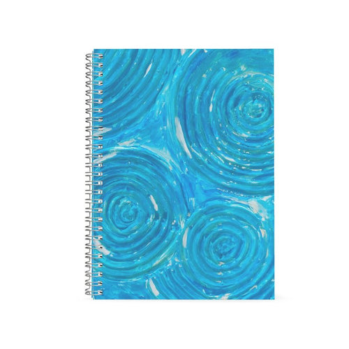 Cerulean Drift Spiral Notebooks