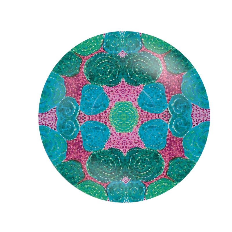 Turning Up Roses Multicolored Set Cup and Saucer