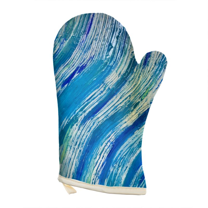 River Flows Oven Glove
