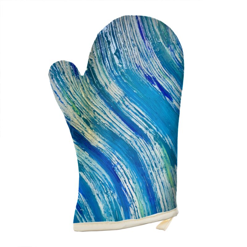 River Flows Oven Glove