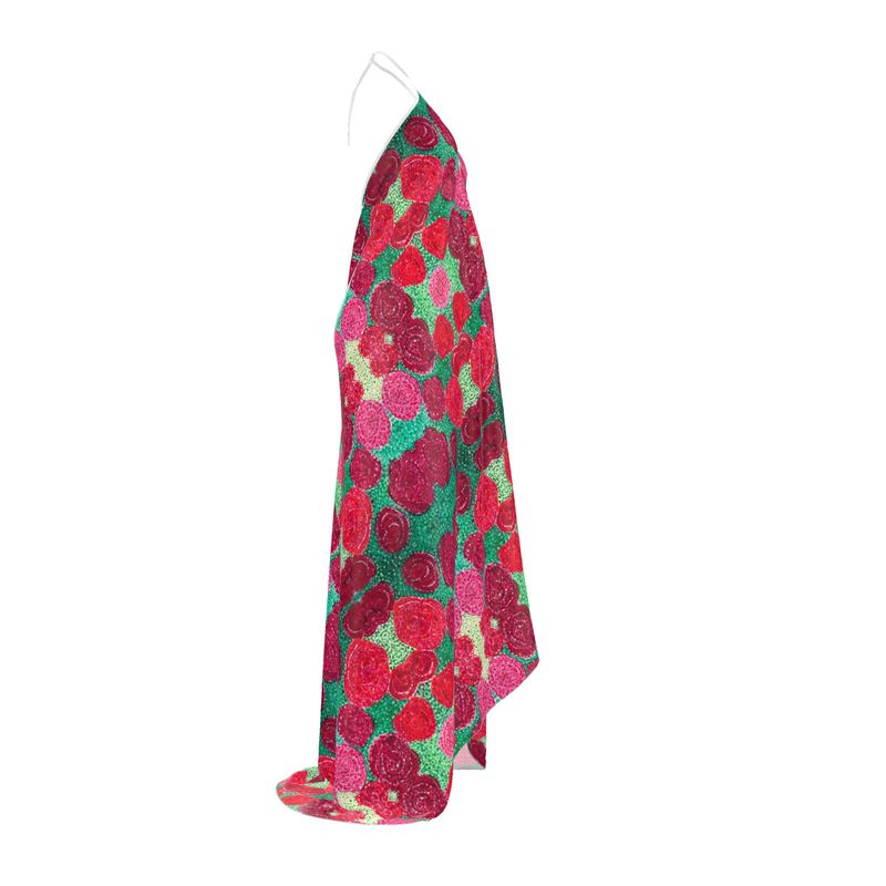 Rose Dress Halterneck backless dress