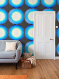 Calm Radiate Repeat Pattern Wallpaper
