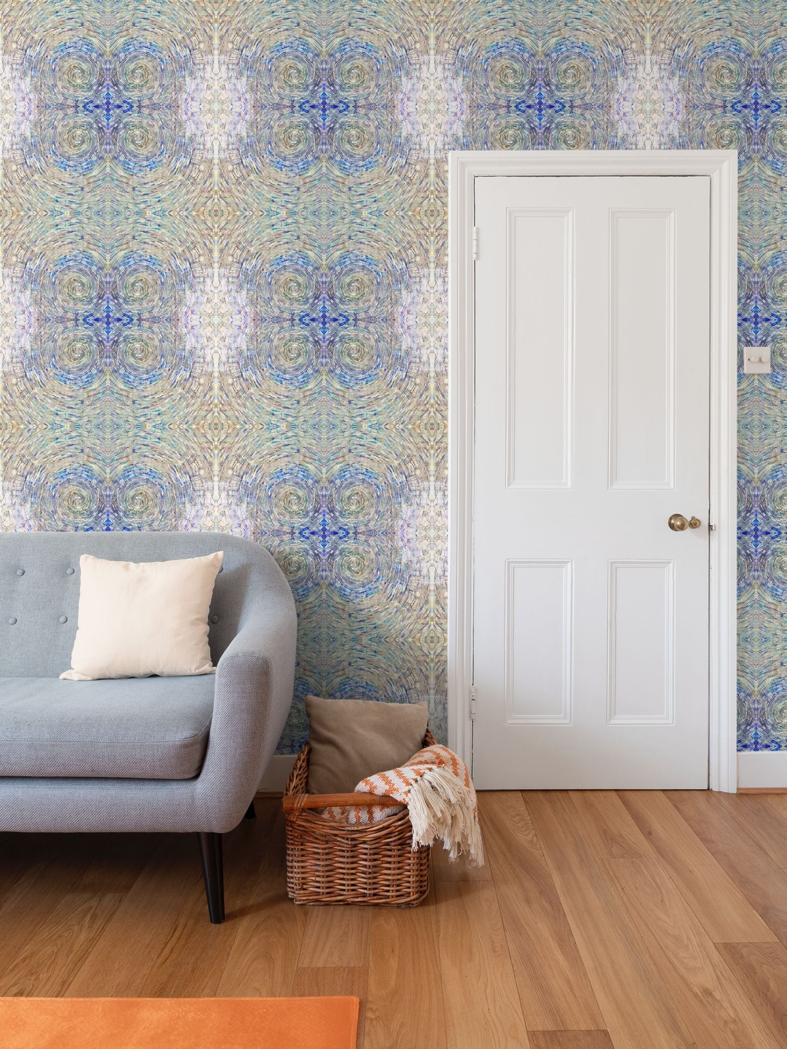 Whirlpool Repeat Pattern Wallpaper