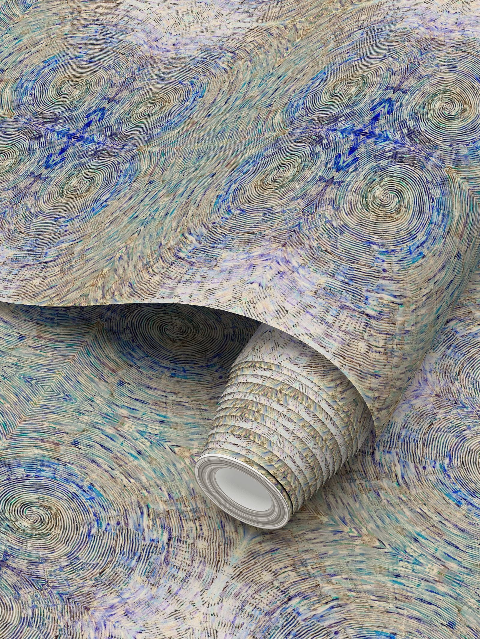 Whirlpool Repeat Pattern Wallpaper