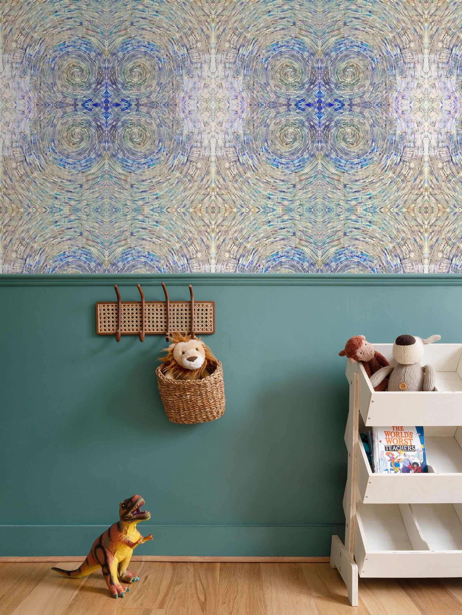 Whirlpool Repeat Pattern Wallpaper