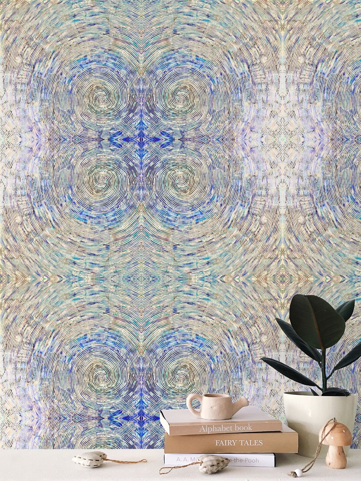 Whirlpool Repeat Pattern Wallpaper