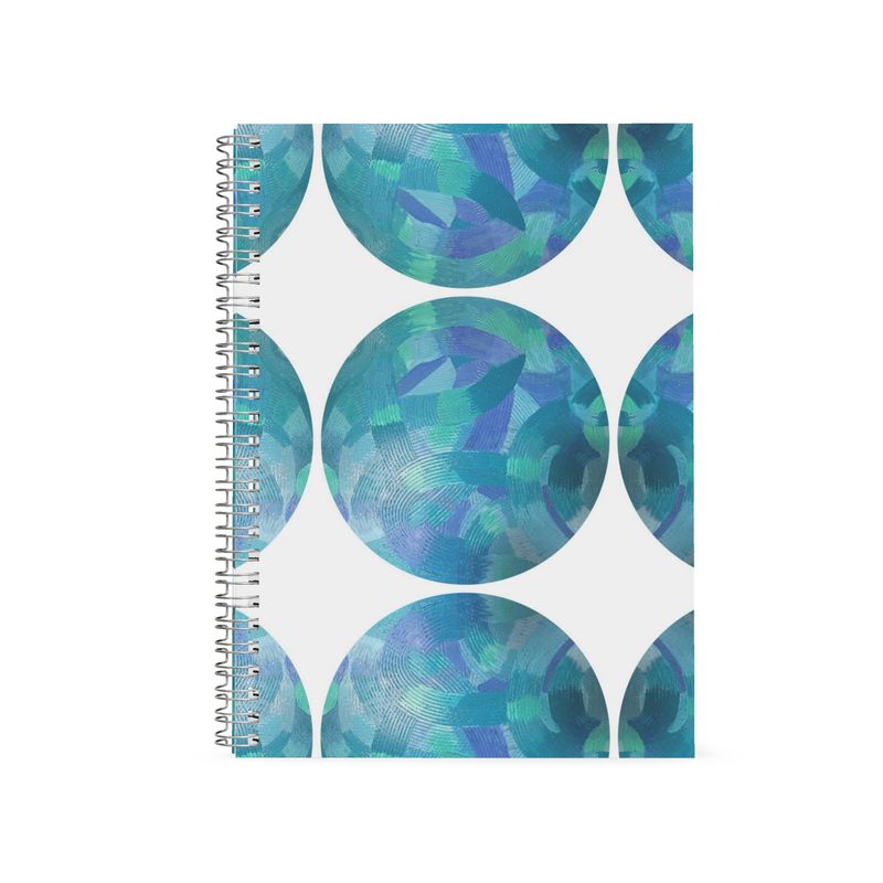 Woven Currents Spiral Note Books