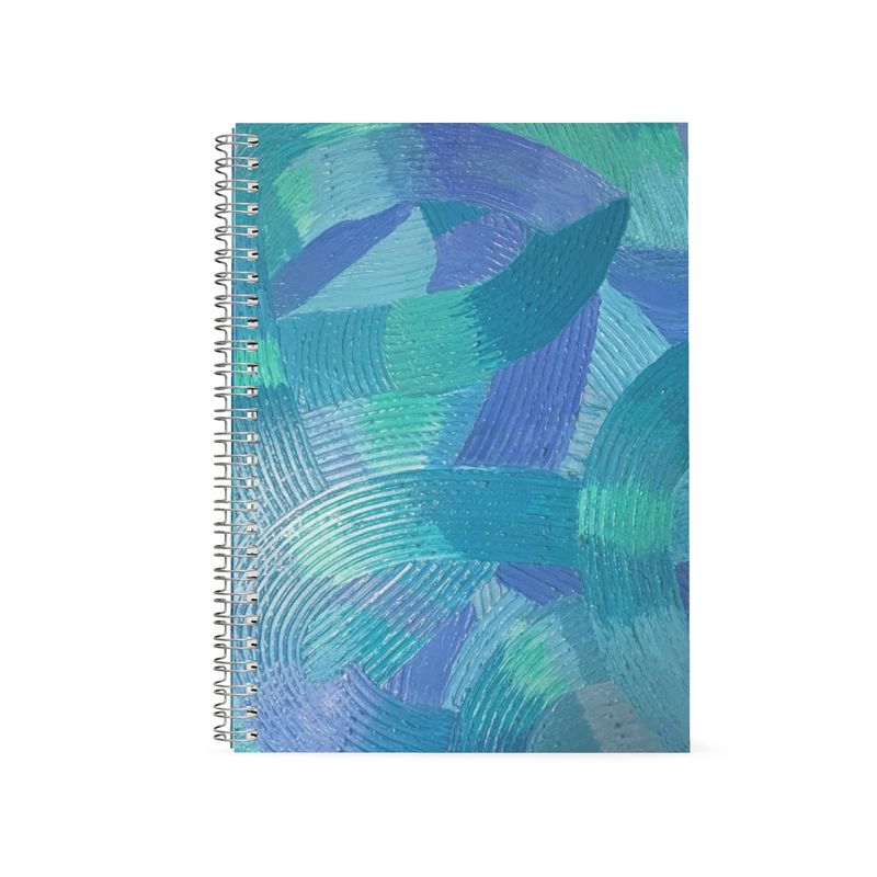 Woven Currents Spiral Note Books
