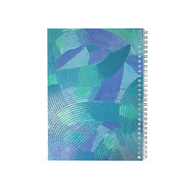 Woven Currents Spiral Note Books