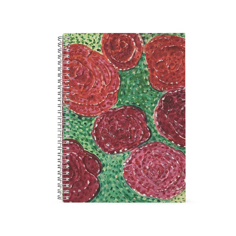 Turning Up Roses Spiral Note Books