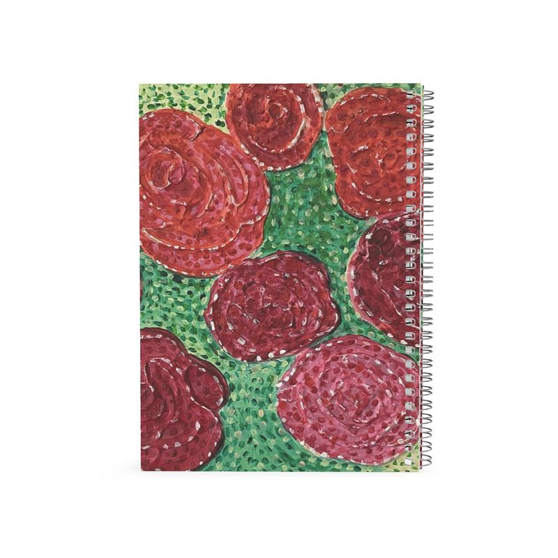 Turning Up Roses Spiral Note Books