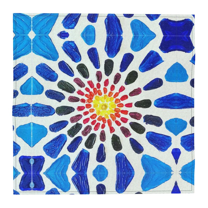 Sunburst Ritual Pocket Square