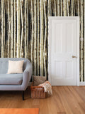 Aspen Trees Repeat Pattern Wallpaper