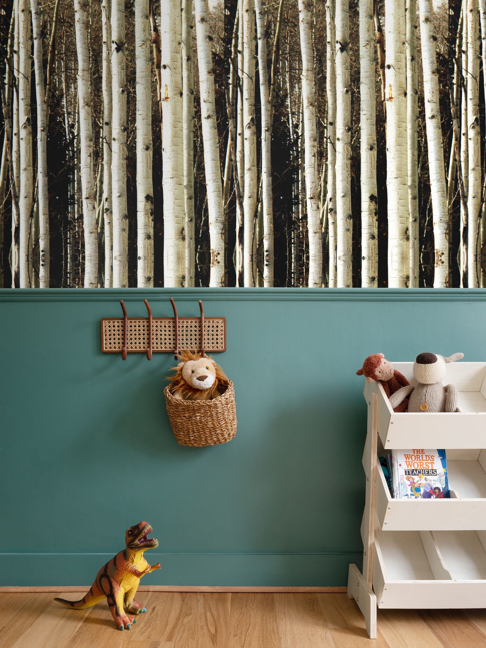 Aspen Trees Repeat Pattern Wallpaper
