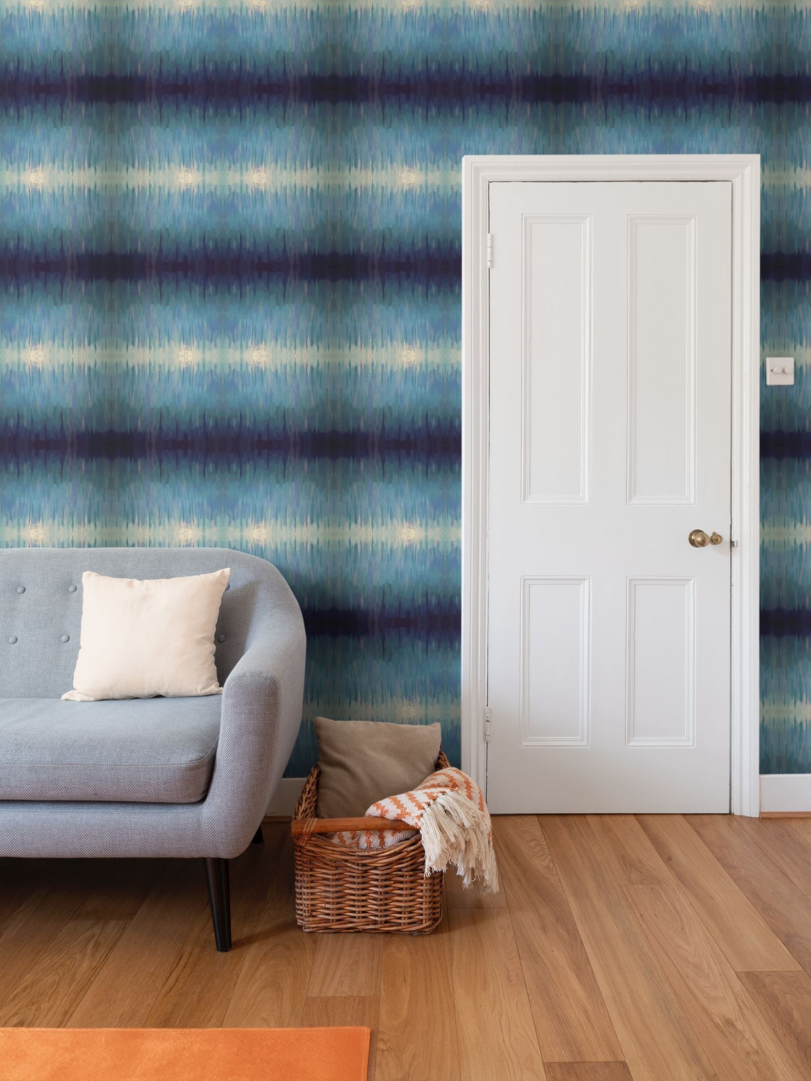 Zenful Current Pattern Wallpaper