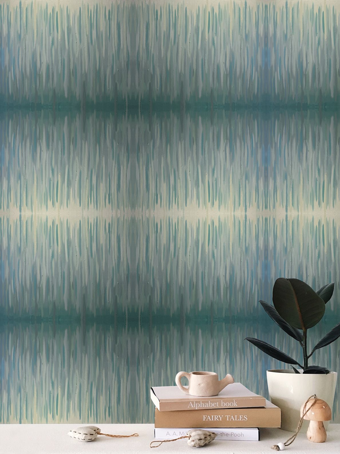 Zenful Awakening Pattern Wallpaper