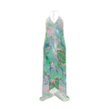 Electric Waves Halterneck Backless Dress