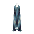 Zenful Current Halterneck Backless Dress