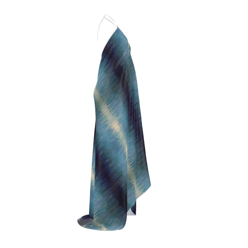Zenful Current Halterneck Backless Dress
