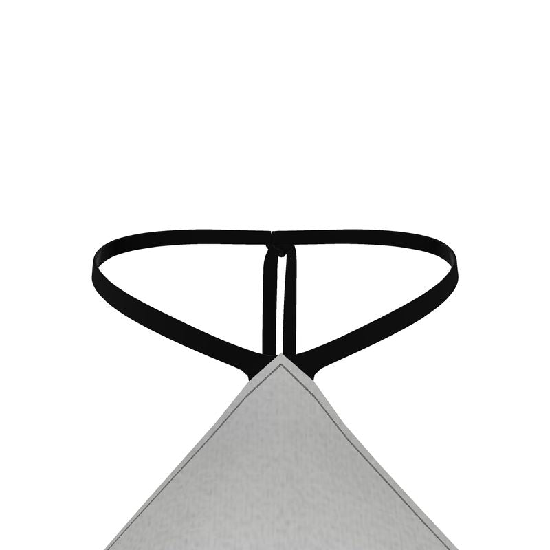 Black & White Abstract Halter Top