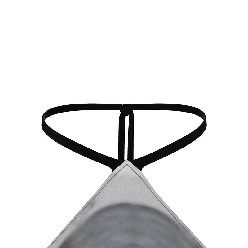 Black & White Modern Halter Top