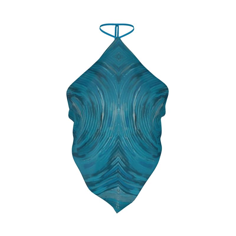 Ocean Ripple Halter Top