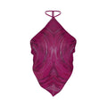 Berry Wave Halter Top