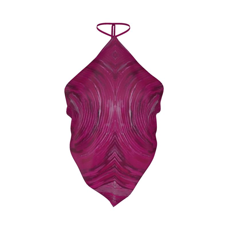 Berry Wave Halter Top