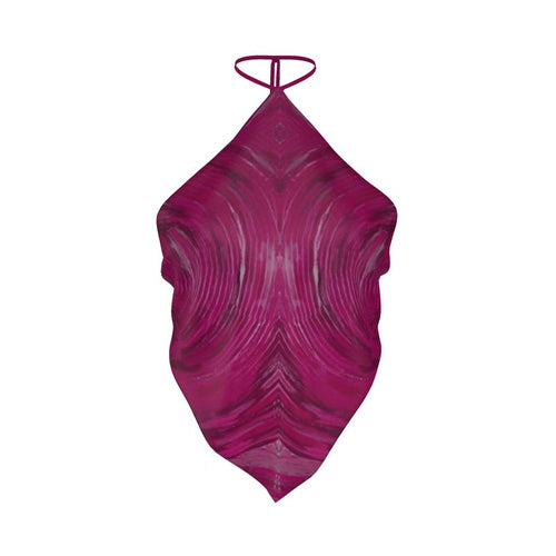 Berry Wave Halter Top