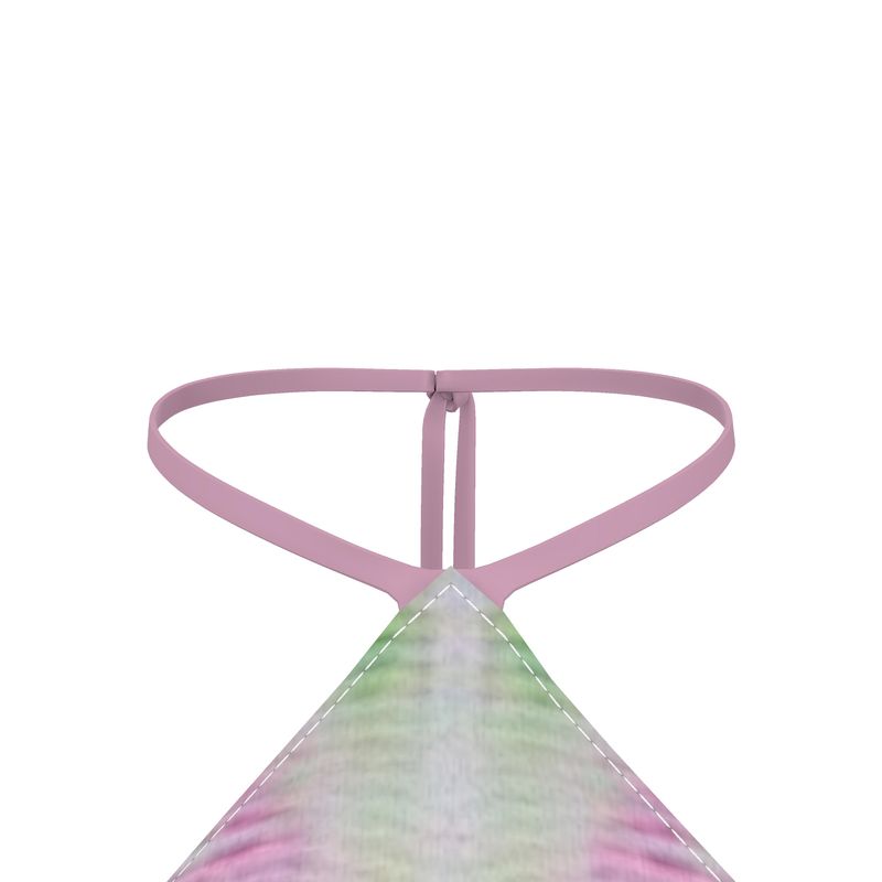 Green Botanical Halter Top