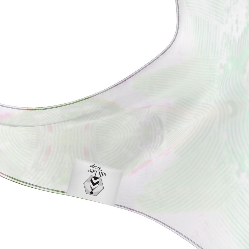 Green Botanical Halter Top