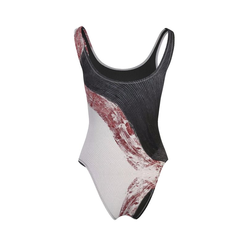 Black, White & Read All Over Swimsuit