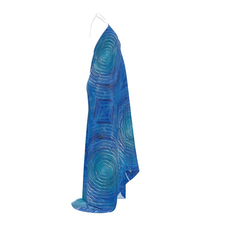 Waterdrop Halterneck Backless Dress