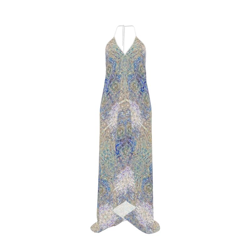 Whirlpool Halterneck Backless Dress