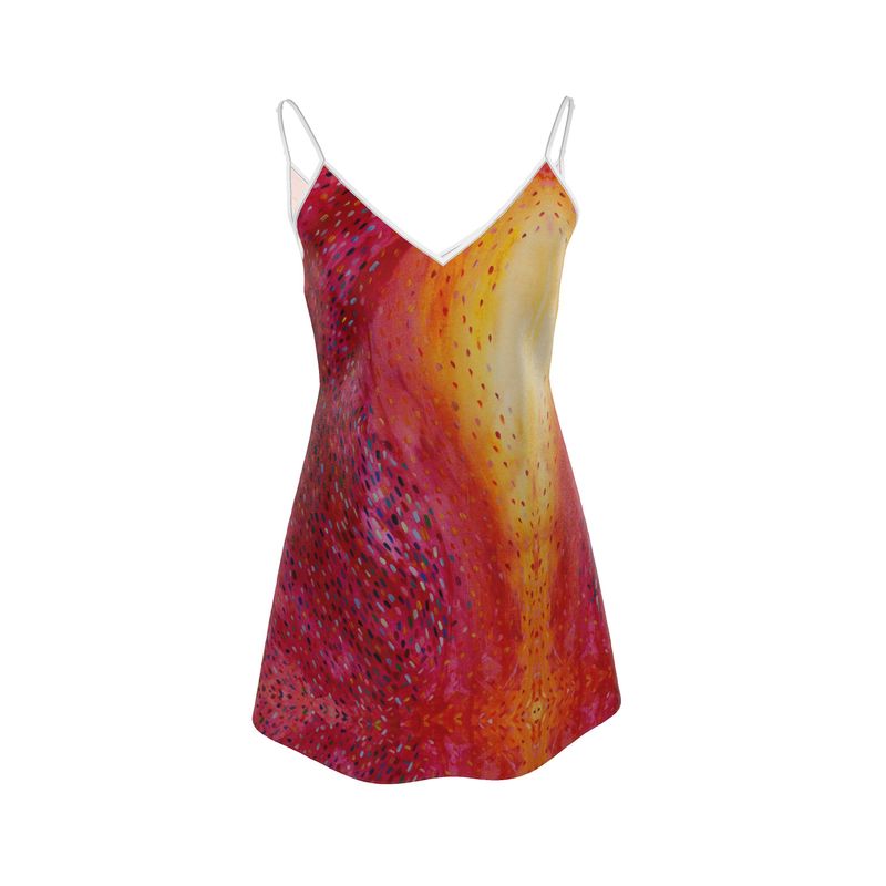 Dancing Through Life Mini Slip Dress